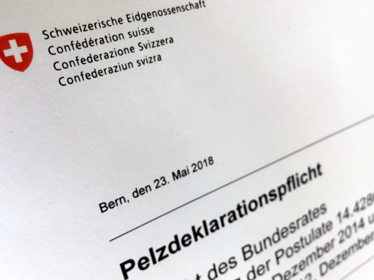 TIR kritisiert bundesrätlichen Bericht zur Beurteilung der Pelzdeklaration