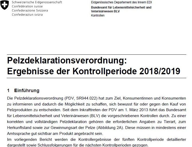 TIR kritisiert: Hohe Mängelrate bei der Deklaration von Pelzprodukten zeigt Notwendigkeit eines entsprechenden Importverbots