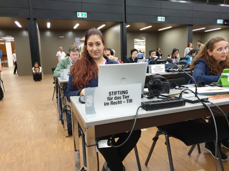 TIR an der 18. CITES-Vertragsstaatenkonferenz in Genf vertreten