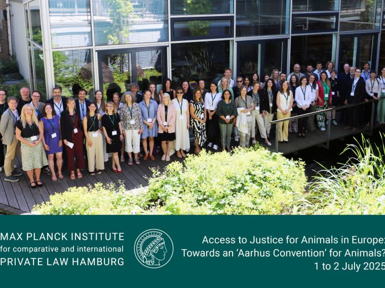 TIR an europäischer Konferenz zur rechtlichen Vertretung von Tieren