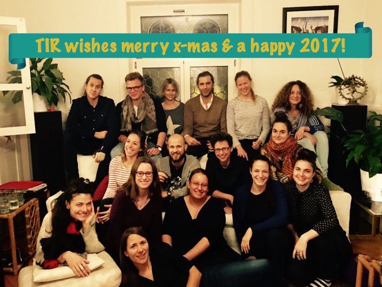 TIR wünscht frohe Festtage und ein gutes neues Jahr!