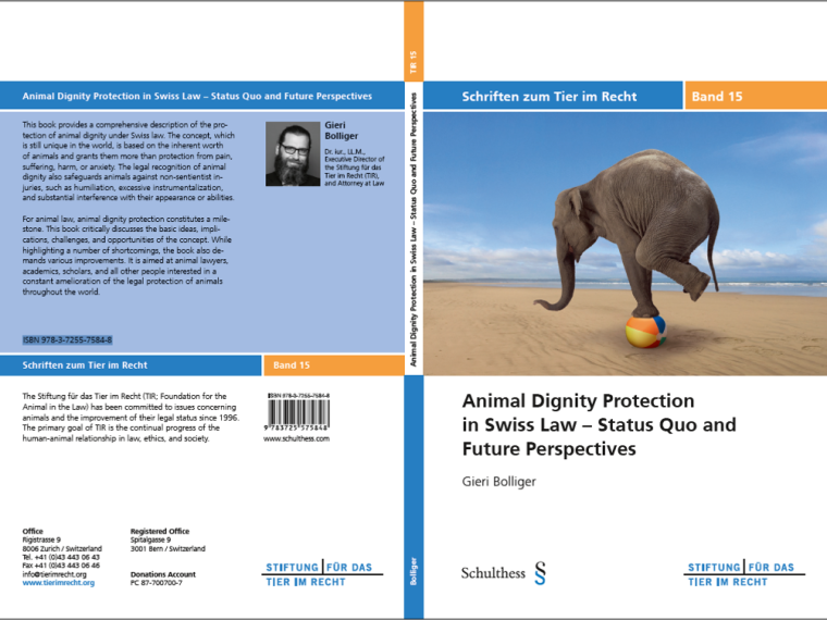 Band 15 der TIR-Schriftenreihe zum Schutz der Tierwürde erschienen